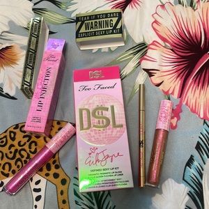 Too Faced x Erika Jayne Lip Kit (D$L) & Lip Injection Extreme Painkillr Pink 💖